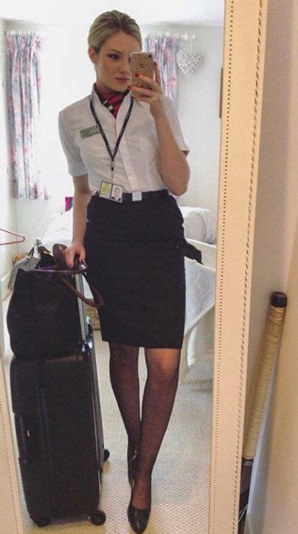 Ba Uniform Flight Attendant Fashion Flight Attendant Costume Flight