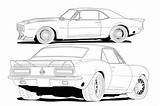 Drawing Camaro Drawings Sketch 69 Chevy Silverado Car 67 Ss Chevelle Chevrolet Draw Line Coloring Pages 1967 Enthusiasts Forums Forum sketch template