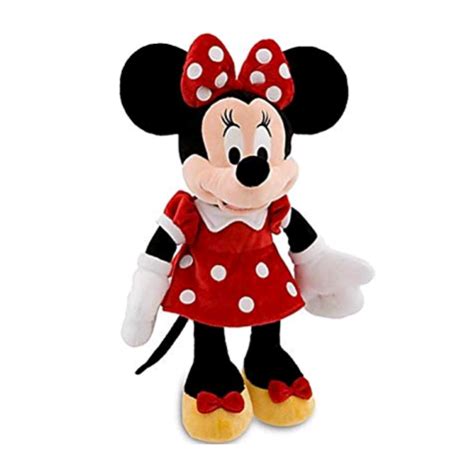 disney minnie mouse rode jurk knuffel wondertoysnl