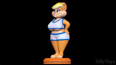 space jam patricia bunny looney tunes 3d model 3d printable cgtrader