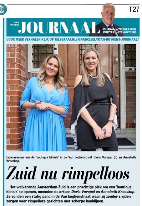 mooie publicatie  de telegraaf vandaag annebeth kroeskop