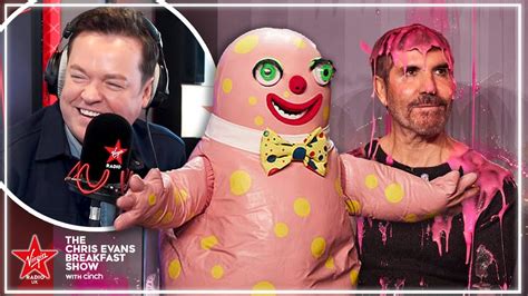 Was Stephen Mulhern Dressed As Mr Blobby When Simon Cowell Got Slimed