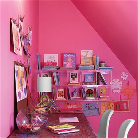 bubble gum pink walls design ideas