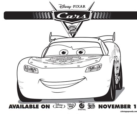 lightning mcqueen cars  coloring page  coloring pages