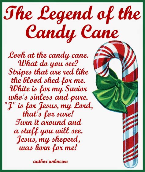 candy cane story printable