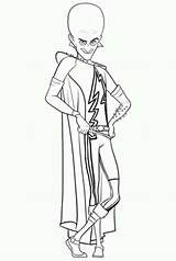 Megamind Coloring Pages Color Printable Top Superhero Bulk Teenagers Character Famous sketch template