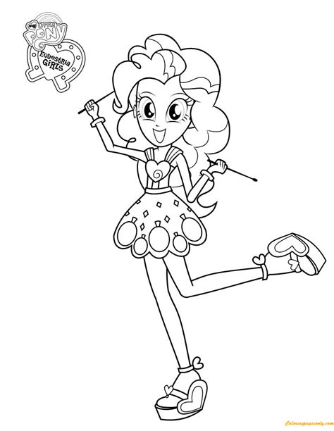 pinkie pie    pony coloring page  printable coloring