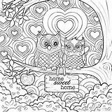 Coloring Pages Therapy Printable Kids Therapeutic Owls Cute Getcolorings Getdrawings Color Bestofcoloring Colorings sketch template