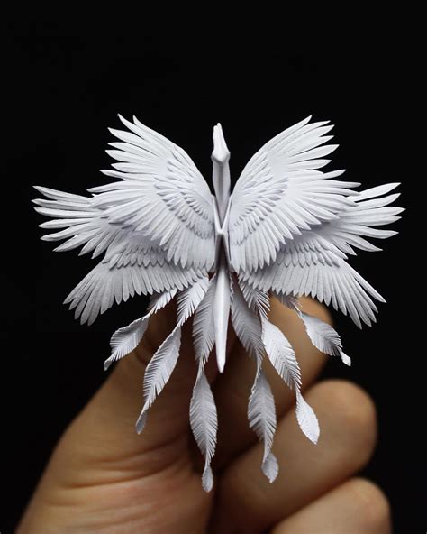 paper crane origami  cristian marianciuc