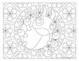 Ledyba Coloring Pokemon Windingpathsart sketch template