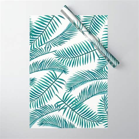 palm leaf pattern wrapping paper palm leaves pattern leaf pattern