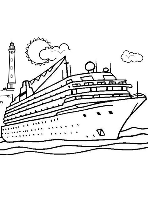 printable  boat coloring pages   kids airplane coloring