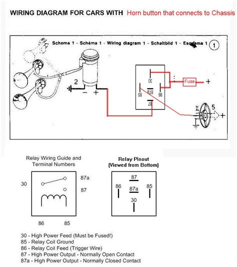 boat horn wiring diagram