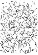 Coloring Pages Eeveelutions Kids Via Tag sketch template