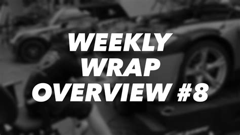 weekly wrap overview  youtube