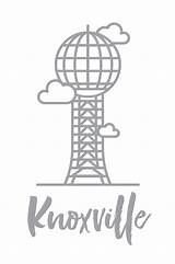 Sunsphere Knoxville Tennessee sketch template
