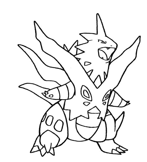 tyranitar coloring pages coloring pages