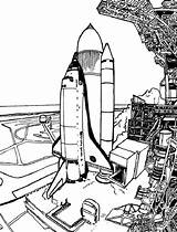 Coloring Spaceship Space Pages Launch Travel Prepare Before Color Drawing Getdrawings sketch template
