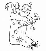 Sock Weihnachtsstrumpf Stocking sketch template