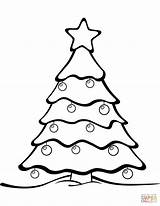 Christmas Tree Navidad Colorear Arbol Para Imagen Coloring Clipart Gratis Drawing Trees Supercoloring sketch template