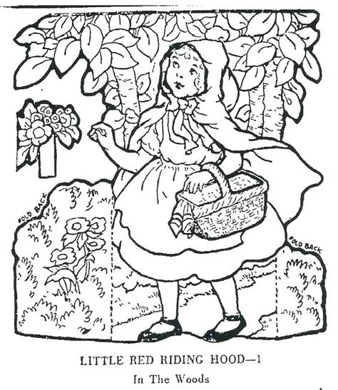 red riding hood coloring pages  getdrawings