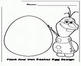 Coloring Pages Easter Frozen Egg Colouring Olaf Paint Movie Printable sketch template