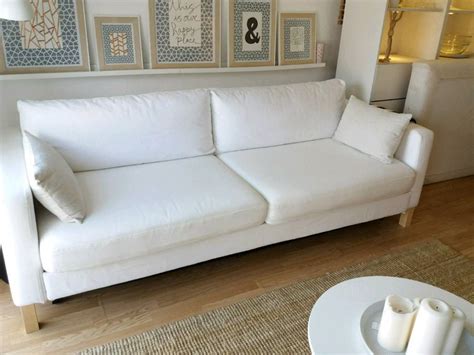 ikea karlstad sofa bed  storage  blekinge white  luton bedfordshire gumtree