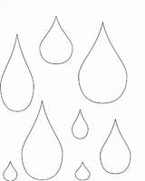 Raindrop Raindrops Regentropfen Vorlage Educative sketch template