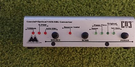 m audio c03 aes ebu s pdif optical converter reverb
