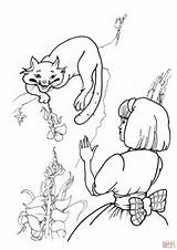 Alice Cat Coloring Pages Cheshire Expert Wonderland Drawing Printable Getcolorings Getdrawings Colorings Skip Main sketch template