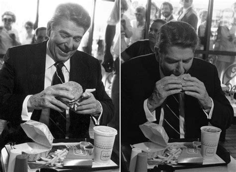 donald trump s fast food hankerin revives a nostalgic ronald reagan photo who remembers it