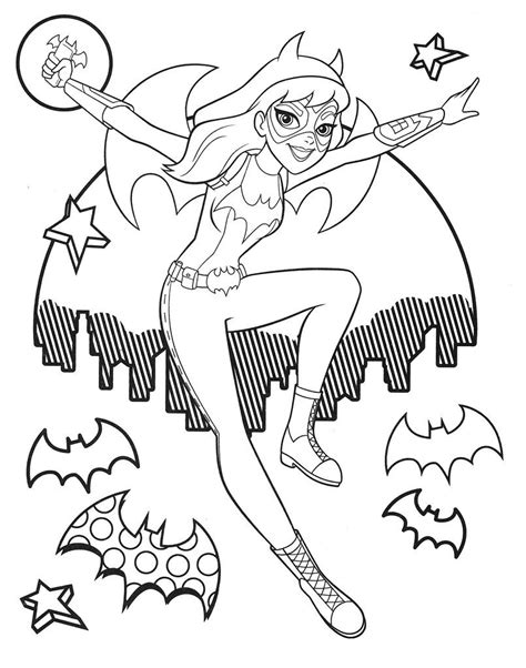 superhero coloring pages background