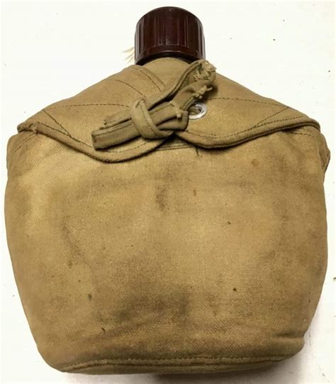 North Vietnamese Army Viet Cong Canteen With Cover Palm