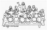 Supper Last Printable Coloring Pages Getcolorings sketch template
