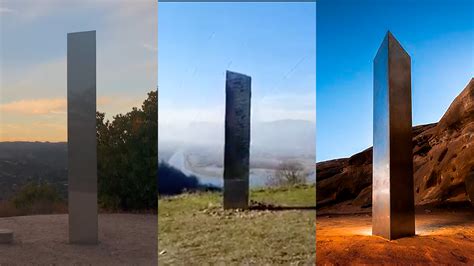 california monolith appears  similar structures disappear