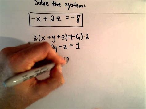 system   equations  unknowns  elimination   youtube