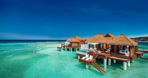 all inclusive over the water villas and suites in the caribbean sandals