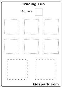 images  square worksheets  kindergarten preschool