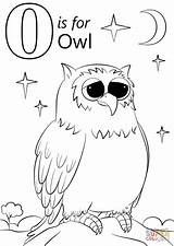 Coloring Letter Owl Pages Printable Adult Preschool Alphabet Template Sheets Kids Owls Supercoloring Letters Halloween Adults Templates Sketch Choose Board sketch template