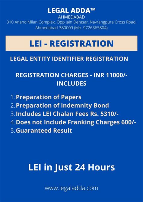 legal entity identifier registration consultant  lei code   day