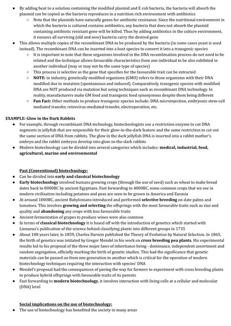 hsc biology module  genetic change complete topic notes biology