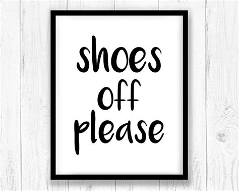 printable  remove shoes sign printable word searches