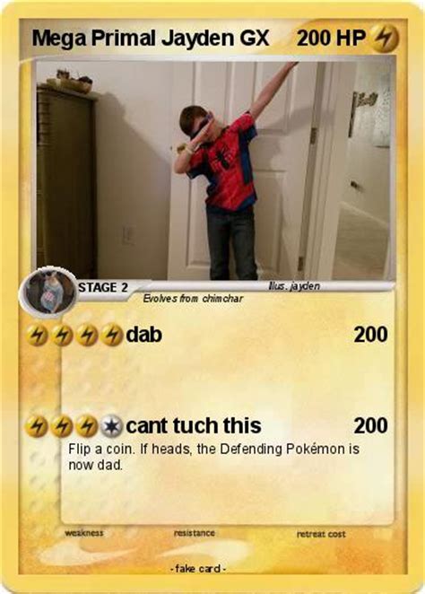 Pokémon Mega Primal Jayden Gx Dab My Pokemon Card