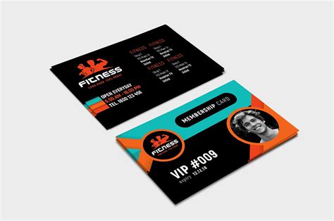 template  membership cards creative design templates