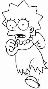 Simpsons Correndo Tudodesenhos Maggie sketch template