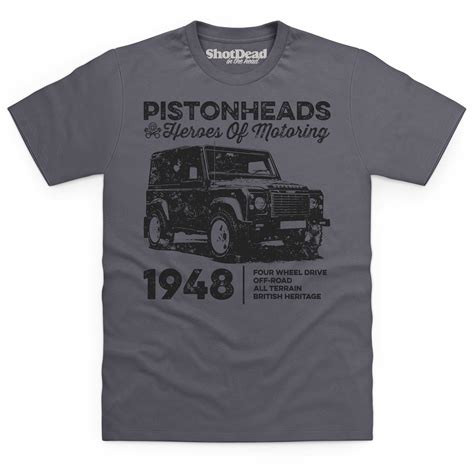 pistonheads heroes  motoring  terrain  shirt pistonheads shop