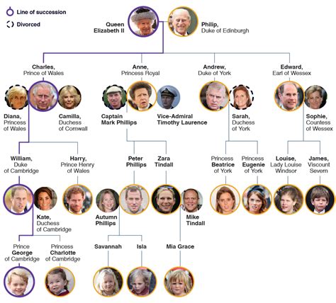 elizabeth ii tree  crown netflix family tree usefulcharts whos  elizabeth iis family