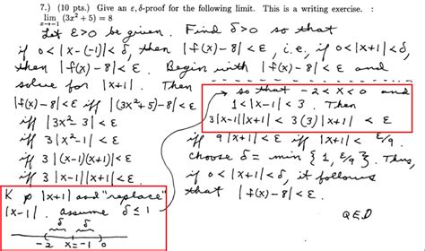 epsilon delta limit proof mathematics stack exchange