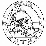 Eagle Coloring Pages Bald Eagles Head Printable Adults Philadelphia Color Kids Getcolorings Print Cool2bkids sketch template