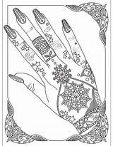 Coloring Nails Pages Mandala Colouring App Adults Book Adult Books Choose Board Itunes Apple Hand sketch template